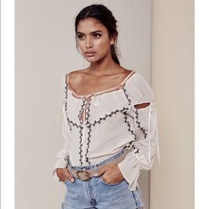 FOR LOVE AND LEMONS NICOLA TOP